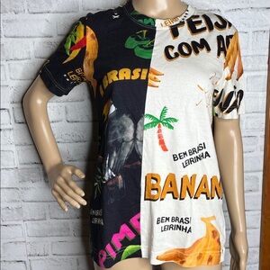 Farm Rio Brasil toucan banana print t shirt